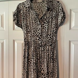 Size medium animal print dress